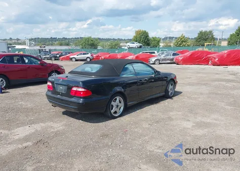 2001 Mercedes-Benz Clk 430 from USA, damaged, VIN WDBLK70G11T084244